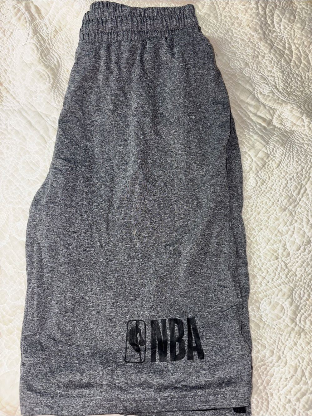 NBA Kids Gray Heather Athletic Shorts